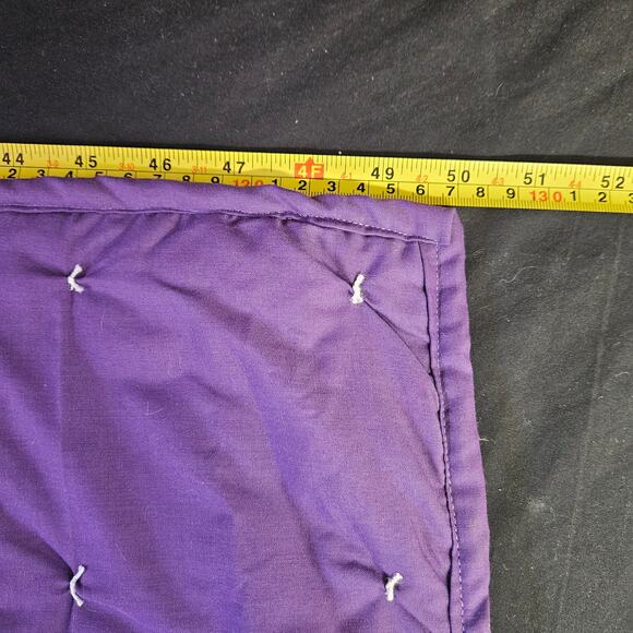 The Secret Life of Pets Handmade Blanket 50"x 31.5" Gidget & Chloe Purple White - Picture 4 of 4